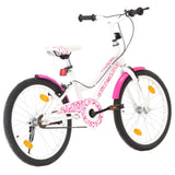 Vidaxl Children's bike 20 inch pink and white