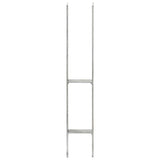 Vidaxl gemahlene Anker 6 Stcs 9x6x60 cm verzinkter Stahl Silber gefärbt