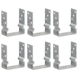 Vidaxl gemahlene Anker 6 PCs 12x6x15 cm verzinkter Stahl Silber gefärbt