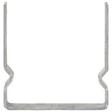 Anclas de tierra Vidaxl 2 ST 14X6X15 CM ACERO GALVANIZADO Colorado