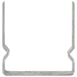 Vidaxl gemahlene Anker 6 ST 14x6x15 cm verzinkter Stahl Silberfarben