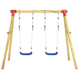 Vidaxl Swings Set 230x130x166 cm de madera de pino