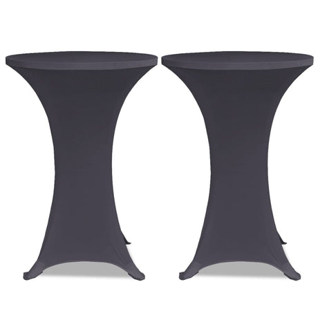 Vidaxx Tischdecke Stretch 4 Stk. 70 cm Anthrazit
