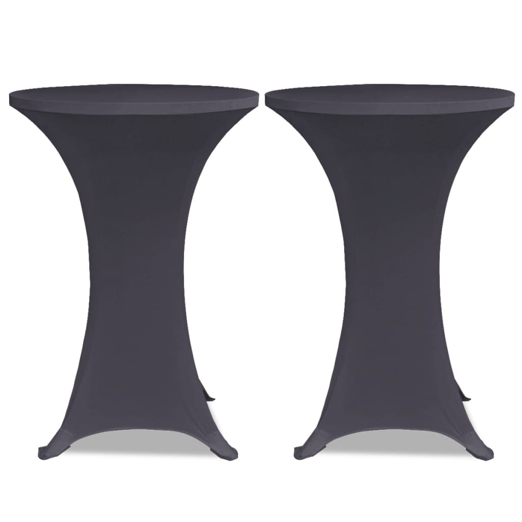 Vidaxl Table Couper Stretch 4 ST 80 cm anthracite