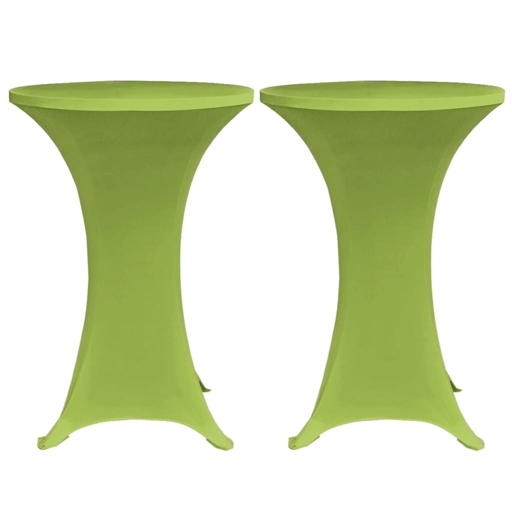 Vidaxl Table cover Stretch 4 st 60 cm green