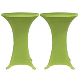 Vidaxl Table Copertura Valuta 4 St 70 cm Verde