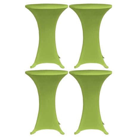 Vidaxx Tischdecke Stretch 4 Stück 80 cm grün
