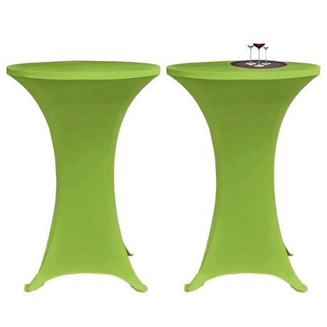 Vidaxx Tischdecke Stretch 4 Stück 80 cm grün