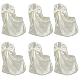 Vidaxl Chair Cover for Wedding 12 St Crème