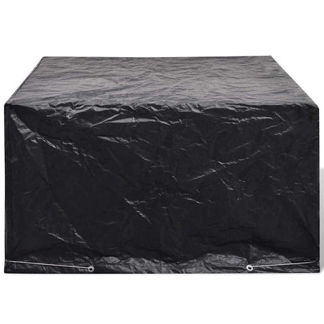 Vidaxl tuinmeubelhoezen poly rattan 2 st 6-persoons 172x113 cm
