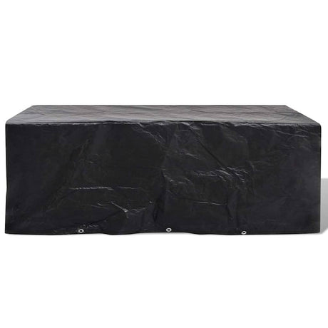 Vidaxl tuinmeubelhoezen poly rattan 2 st 8-persoons 229x113 cm