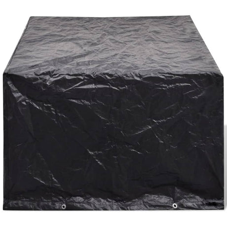 Vidaxl tuinmeubelhoezen poly rattan 2 st 4-persoons 180x140 cm
