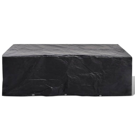 Vidaxl tuinmeubelhoezen poly rattan 2 st 8-persoons 300x140 cm