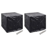 Vidaxl waterreservoirhoezen 2 st 8 ogen 116x100x120 cm