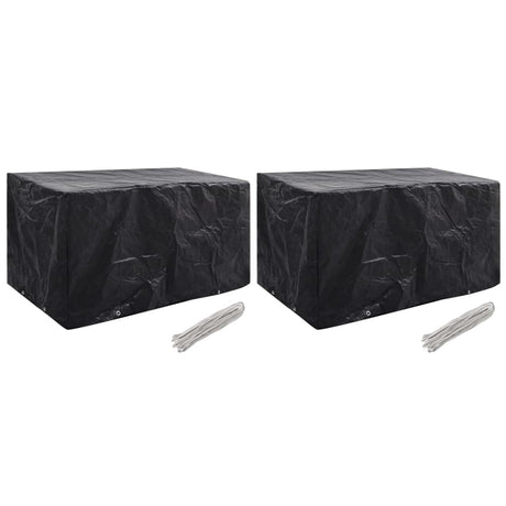 Vidaxl tuinmeubelhoezen 2 st 8 ogen 180x70x90 cm