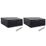 Vidaxl tuinmeubelhoezen 2 st 10 ogen 260x260x90 cm
