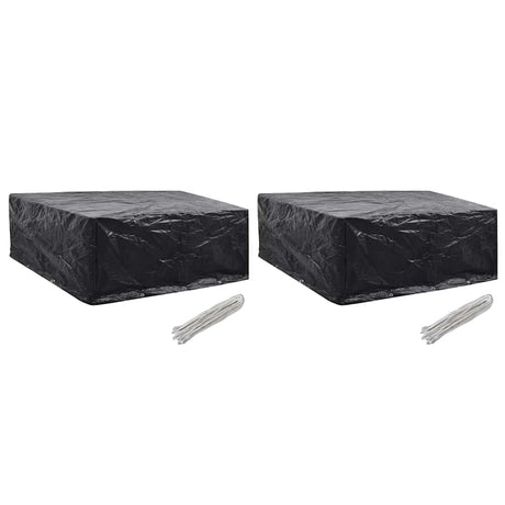 Vidaxl tuinmeubelhoezen 2 st 10 ogen 260x260x90 cm