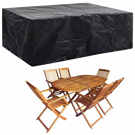 Vidaxl tuinmeubelhoezen 2 st 8 ogen 242x162x100 cm