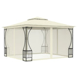 Vidaxl Arbor con reti 300x300x265 cm crema