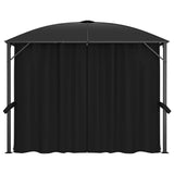 Vidaxl Arbor med gardiner 300x300x265 cm Anthracite