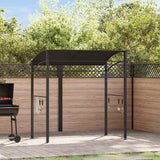 VIDAXL -Barbecue -Pavillon 215x150x220 cm Stahl -Anthrazit