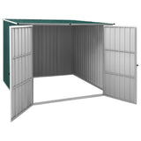 Vidaxl Garden Shed 195x198x159 cm de acero galvanizado verde