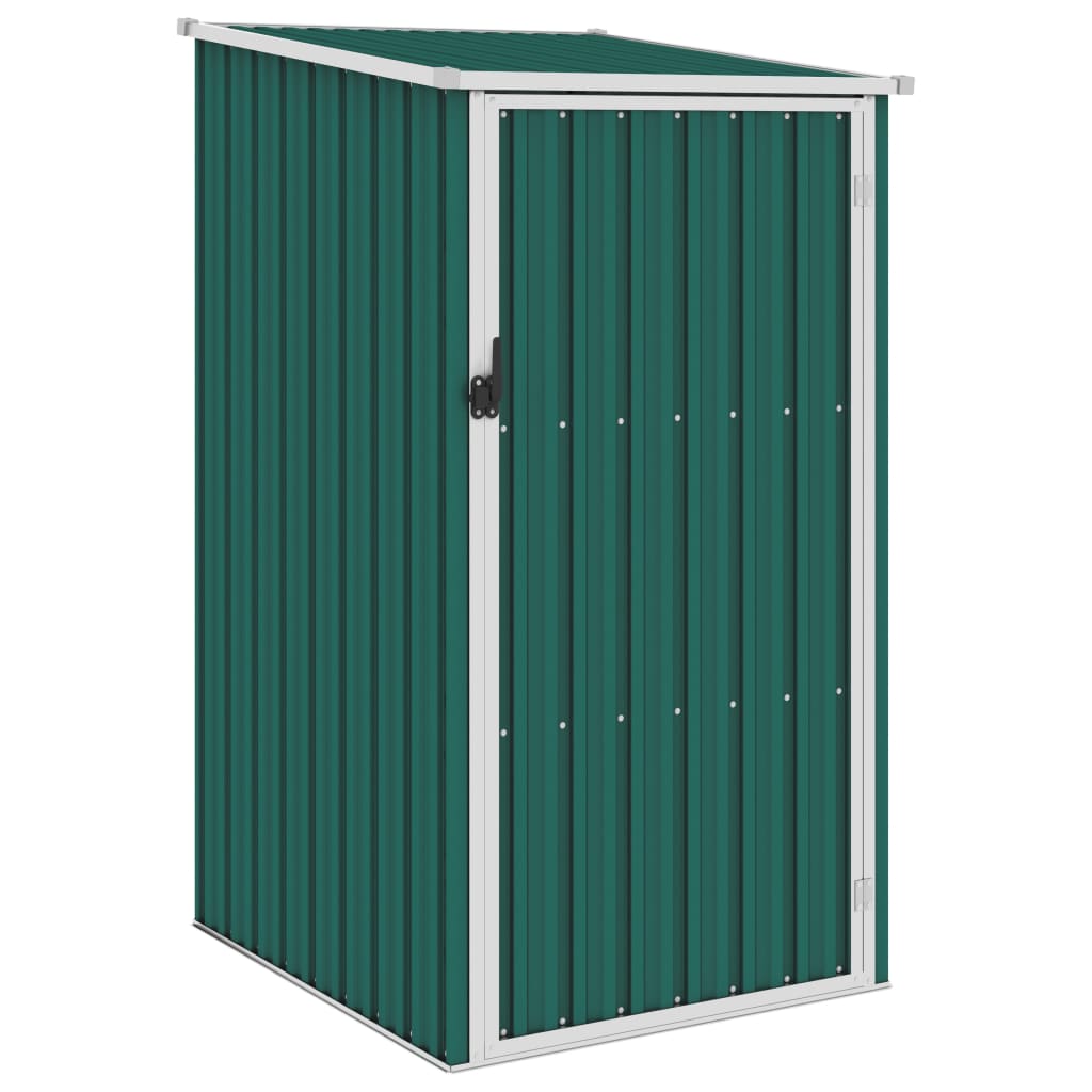 Vidaxl garden shed 87x98x159 cm galvanized steel green