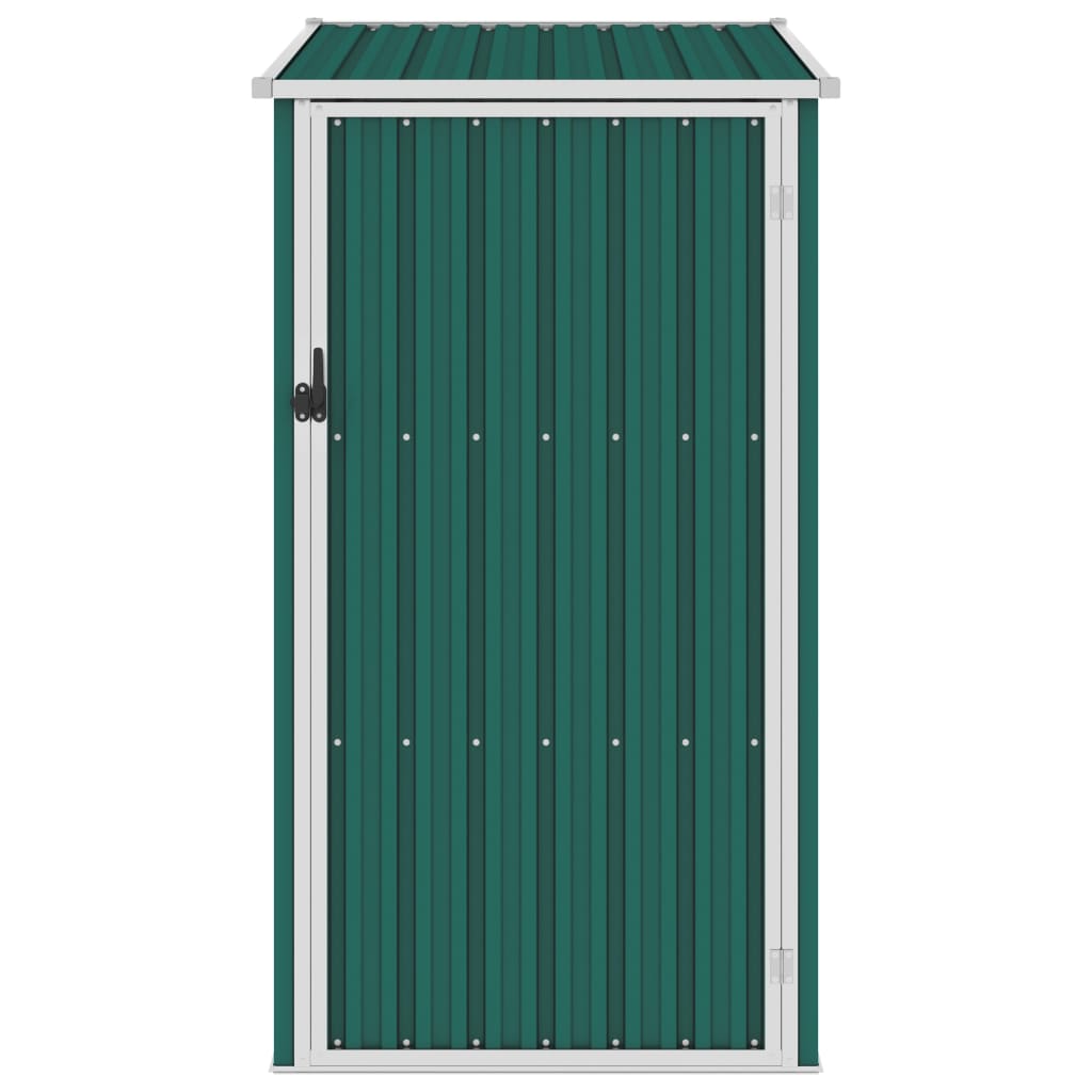 Vidaxl garden shed 87x98x159 cm galvanized steel green