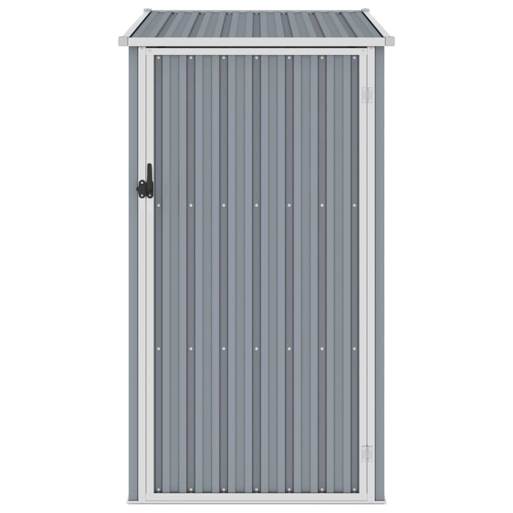 Vidaxl Garden Shed 87x98x159 cm galvanizovaná ocel šedá