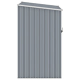 Vidaxl Garden Shed 87x98x159 cm galvaniseret stålgrå