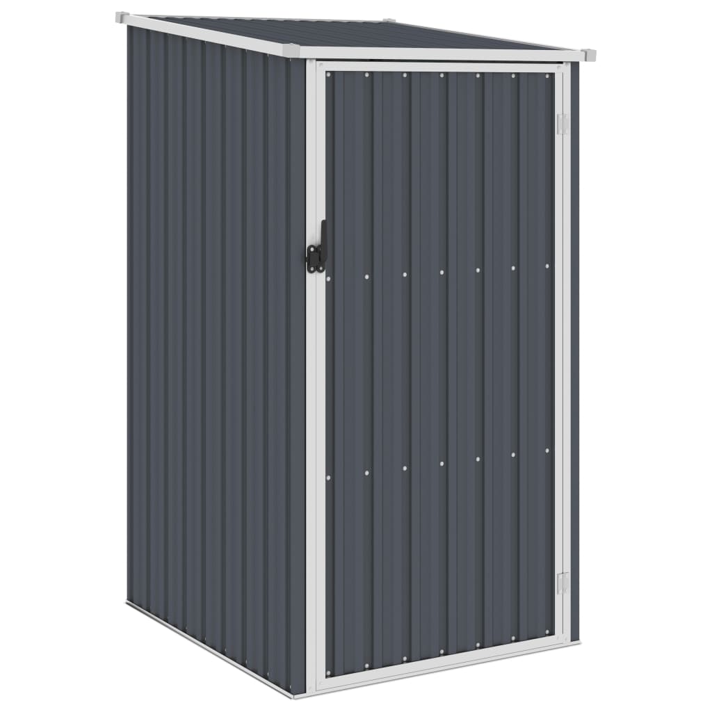 Vidaxl garden shed 87x98x159 cm galvanized steel anthracite