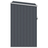 Vidaxl garden shed 87x98x159 cm galvanized steel anthracite