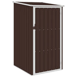 Vidaxl Garden Shed 87x98x159 cm verzinkter Stahlbraun