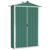 Vidaxl Garden Shed 116x45x175 cm pocinkano jekleno zeleno