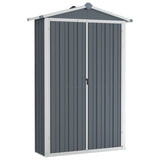 Vidaxl Garden capannone 116x45x175 cm grigio galvanizzato