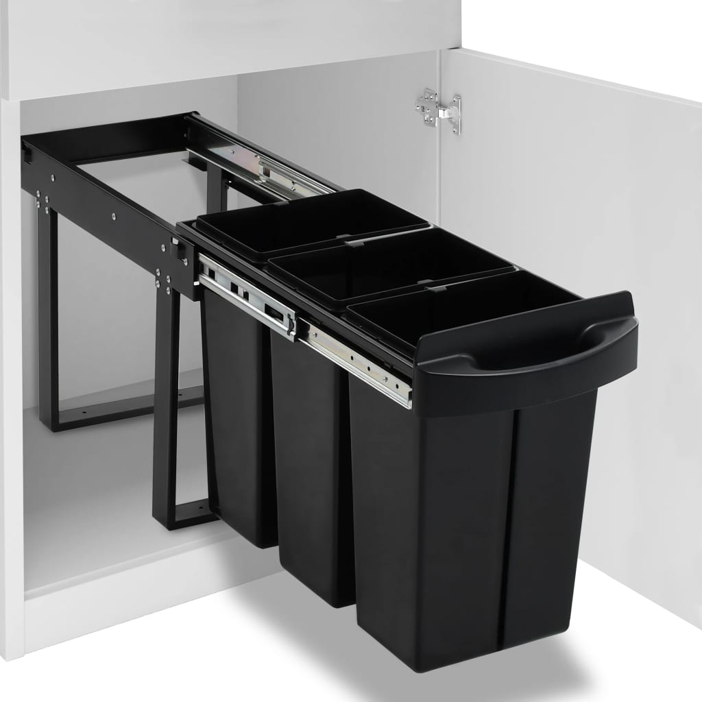 VidaXL built-in bin Extending Soft-Close 36 L