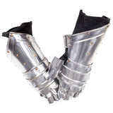 Vidaxl Knight's Gants Replica Larp Larp Steel Colored