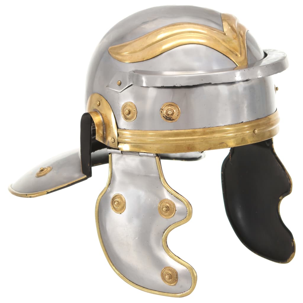 Vidaxl Soldiershelm Roman Replica Steel Silver Colored