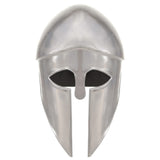 Vidaxl Soldatenhelm Réplica griega Larp Steel Silver Colored