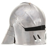 Vidaxl Ridderhelm Medieval Replica Larp Steel Silver colored