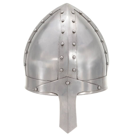 Vidaxl Ridderhelm Medieval Replik Larp Stahl Silberfarbe