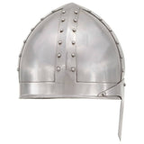 Vidaxl Ridderhelm Medieval Replica Larp Steel Silver colored