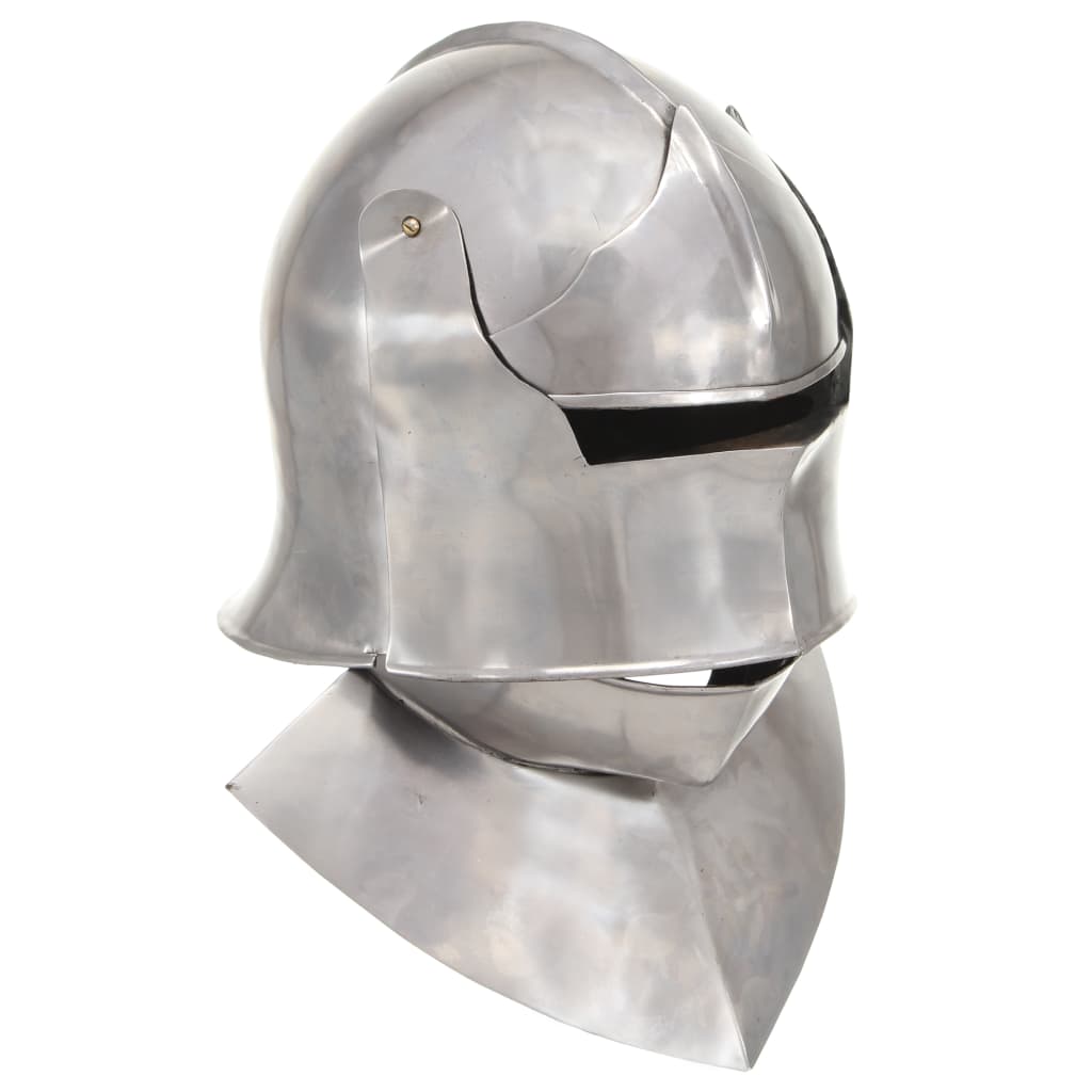 Vidaxl Ridderhelm Medieval Replica Larp Steel Srebrny kolor