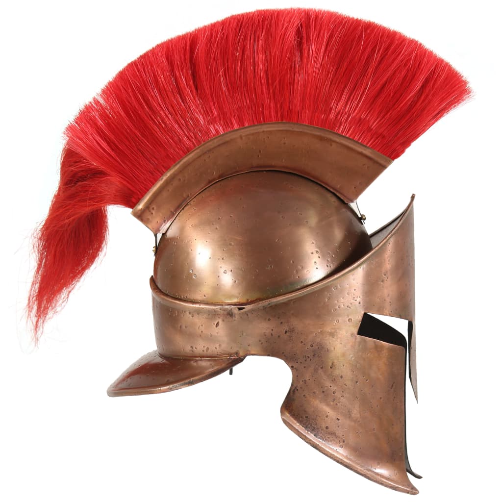 Vidaxl Soldatenhelm Greek Replica Larp Steel Copper -Colored