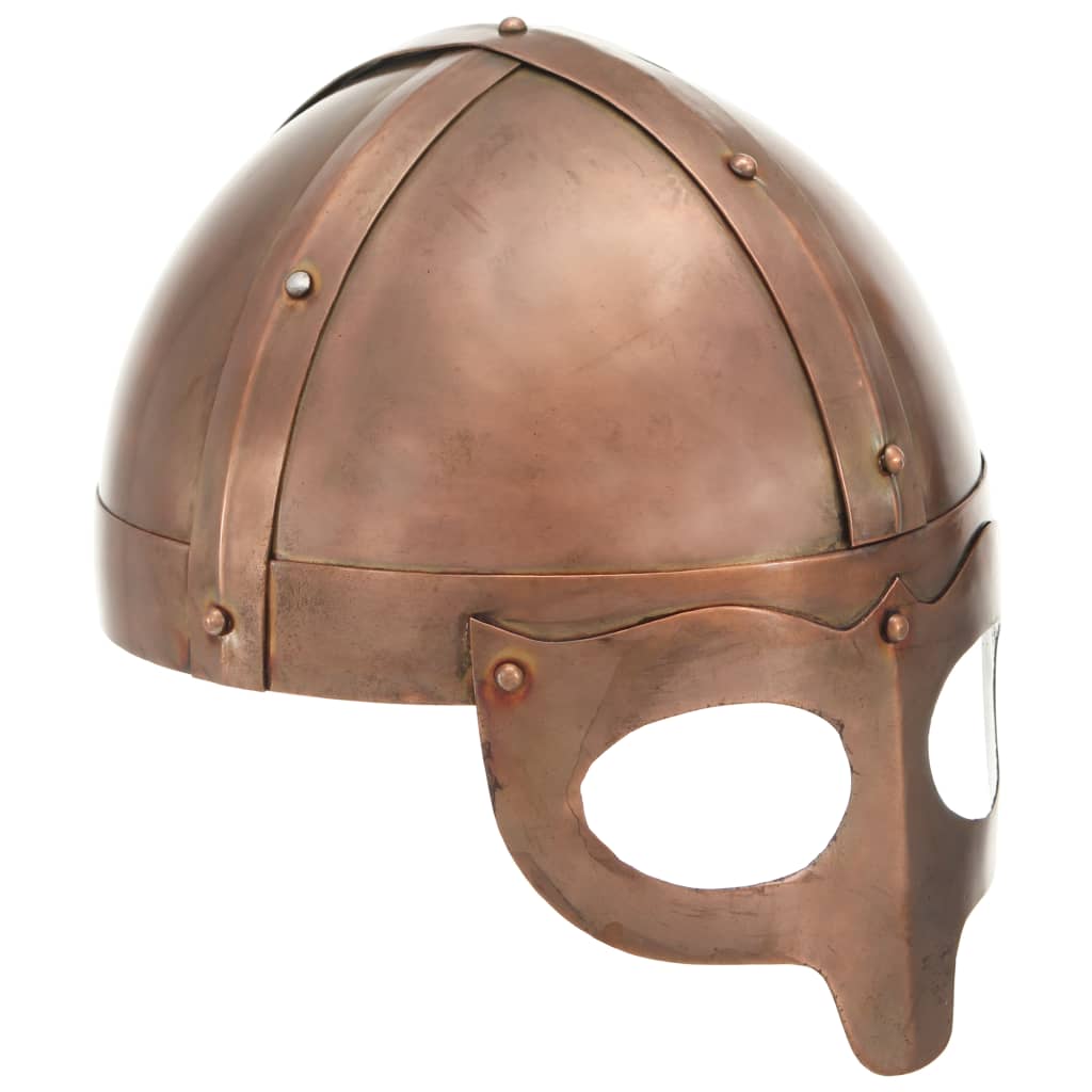 Vidaxl Viking Hjälm Replica Larp Steel Copper Colored