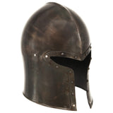 Vidaxl Ridderhelm Medieval Replik Larp Stahl Silberfarbe