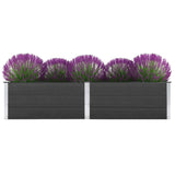 Plantador Vidaxl elevado 250x50x54 cm HKC Gray