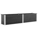 Vidaxl Planter dvignil 250x50x54 cm HKC siva