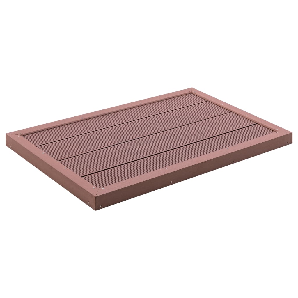 Vidaxl golvelement för solardouche 101x63x5.5 cm HKC Brown