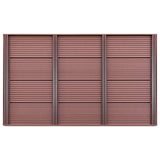 Vidaxl Floor Element per Solardouche 101x63x5.5 cm HKC Brown